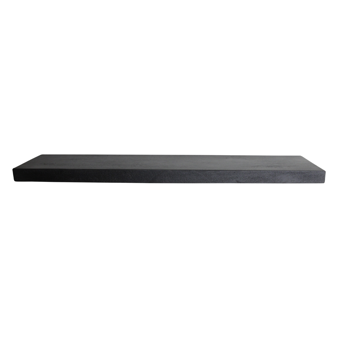 Factory wandplank zwart - FSC-gerecycled hout - 75x8x8 cm