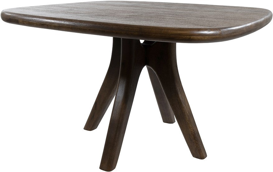 Eetkamertafel stuiver 120 cm, Mango Espresso Brown