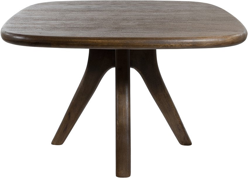 Eetkamertafel stuiver 120 cm, Mango Espresso Brown