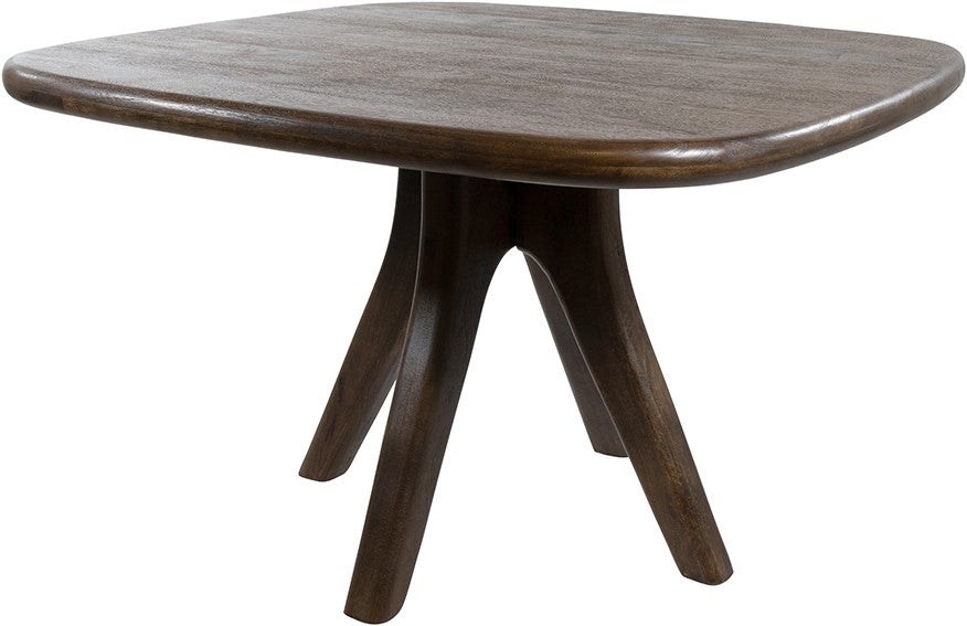Eetkamertafel stuiver 150 cm in Mango Espresso Brown