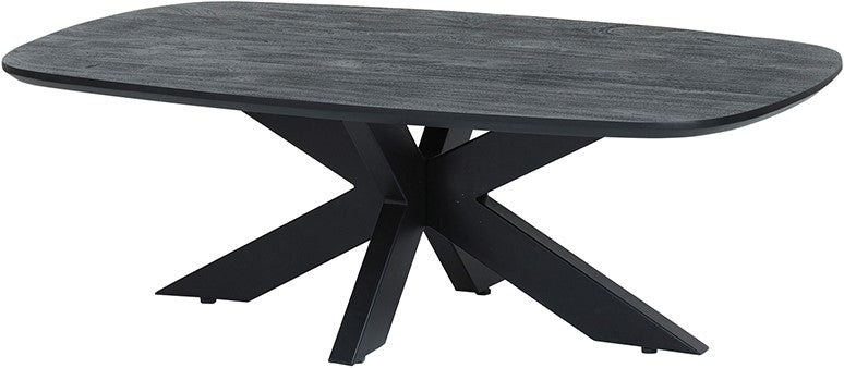 Salontafel deens ovaal 120, Acacia Black