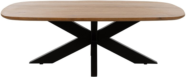 Salontafel deens ovaal 120, Mango Smooth Natural