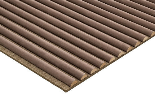 Akoestische Suede paneel - Bruin 280 x 60 cm