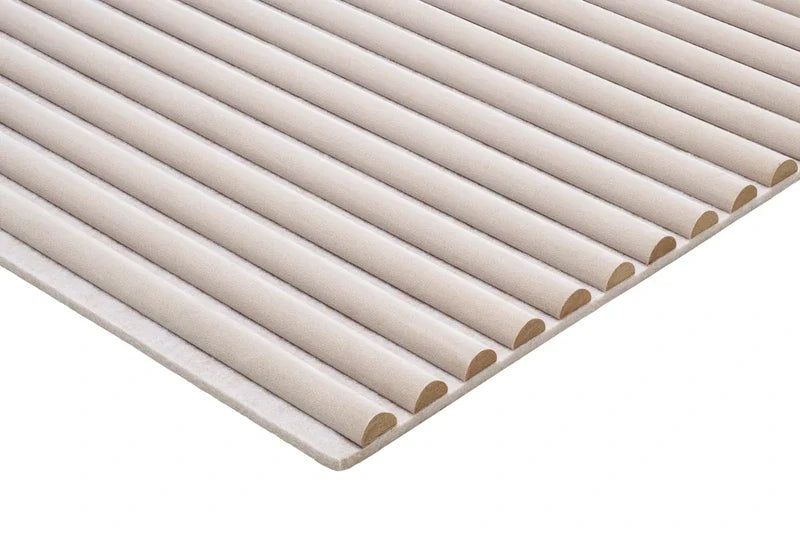 Akoestische Suede paneel - Taupe 280 x 60 cm