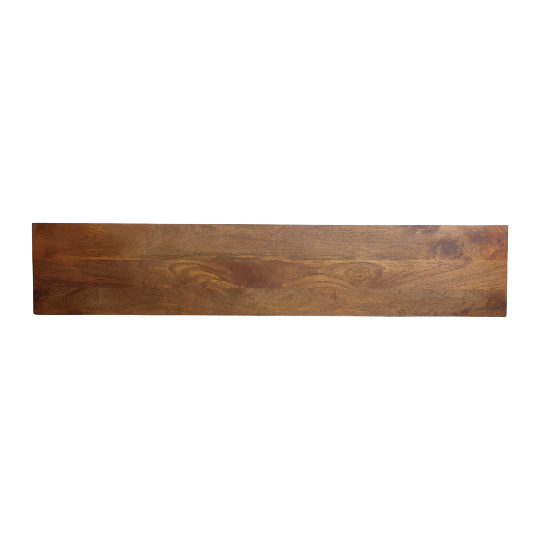 Bullnose Chamfered mangohouten eetkamerbank - 180 cm