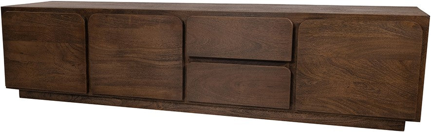 TV dressoir 190 cm in Mango Dark Malt