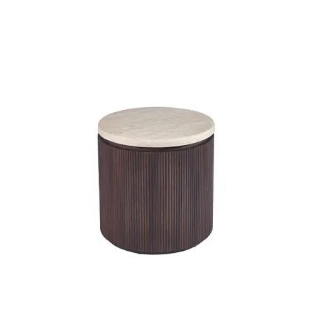 Bondo bijzettafel in bruin