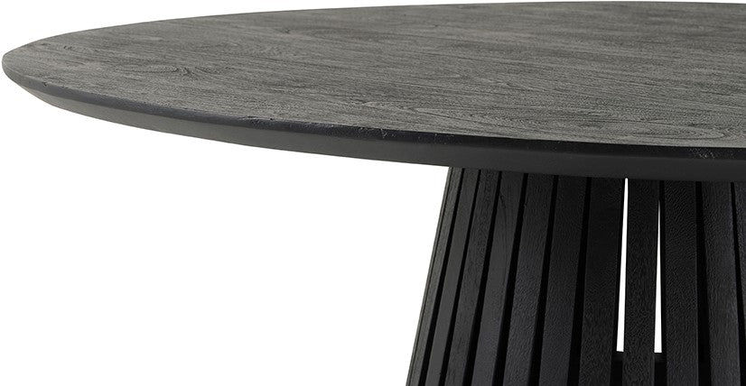 Eetkamertafel Ø120, Acacia Black