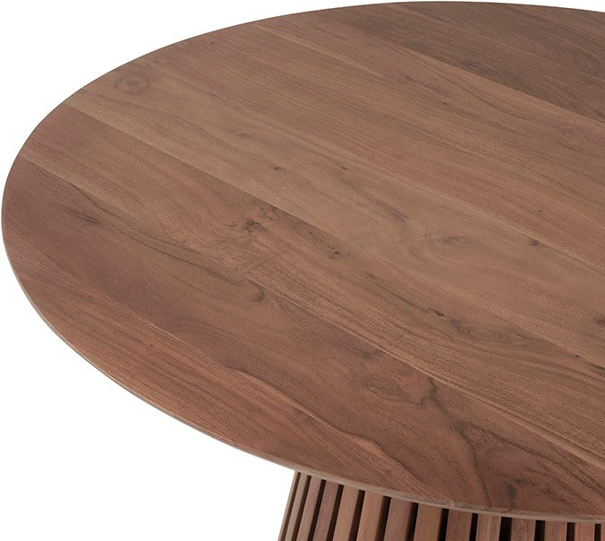Eetkamertafel Ø130, Acacia Naturale