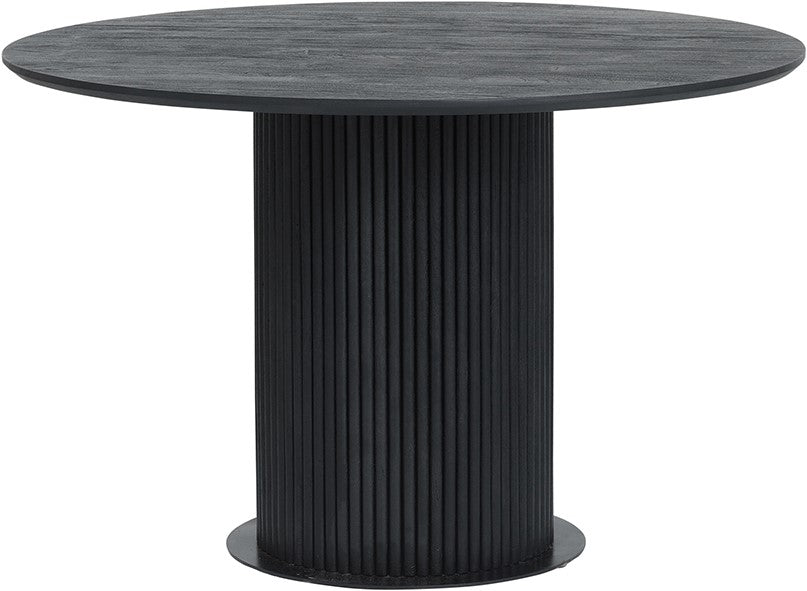 Eetkamertafel Ø120, Acacia Black