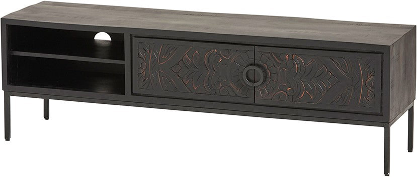 TV dressoir 160 met 2 deuren en 2 open vakken (VSL)