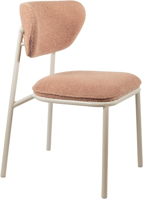 Didi eetkamerstoel - Beige frame - Powder