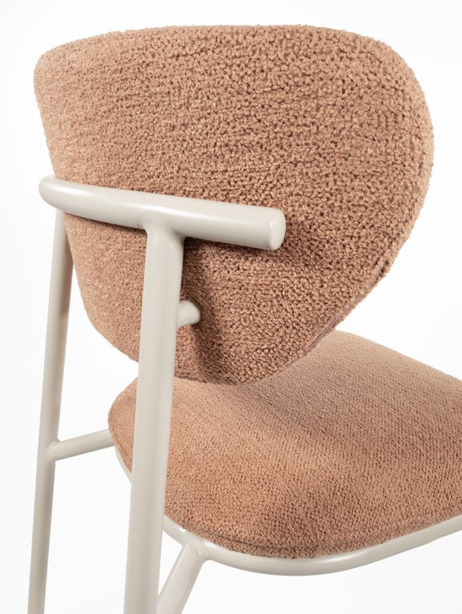 Didi eetkamerstoel - Beige frame - Powder