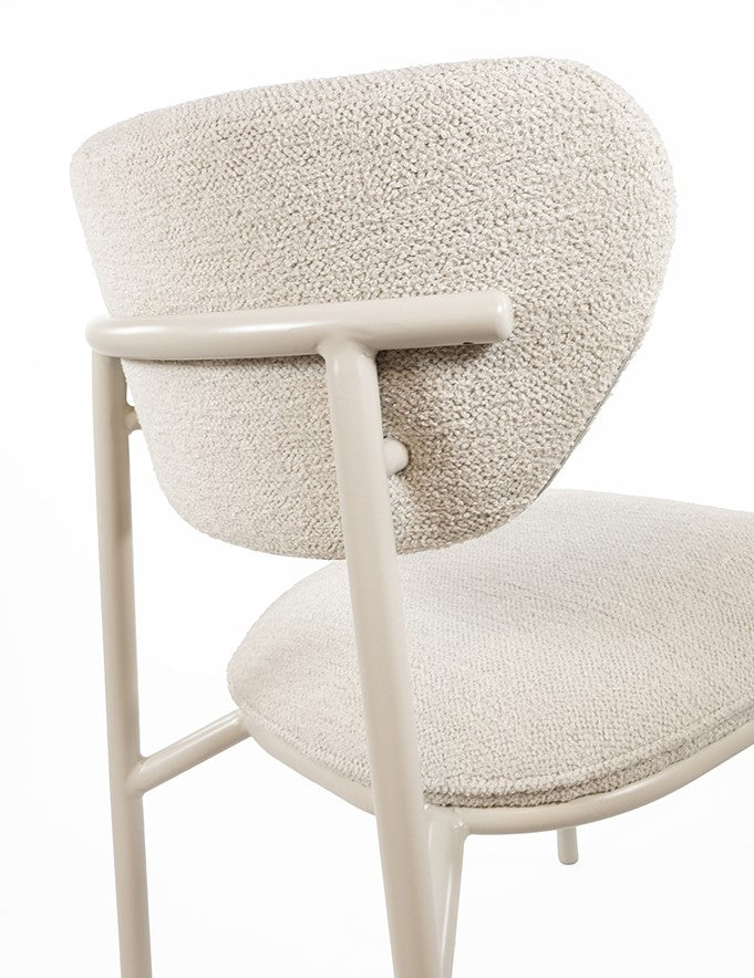 Didi eetkamerstoel - Beige frame - Shell