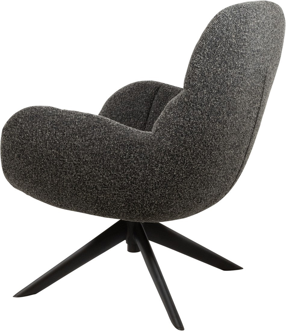 Elvis draaifauteuil 360 - Monet - Antraciet