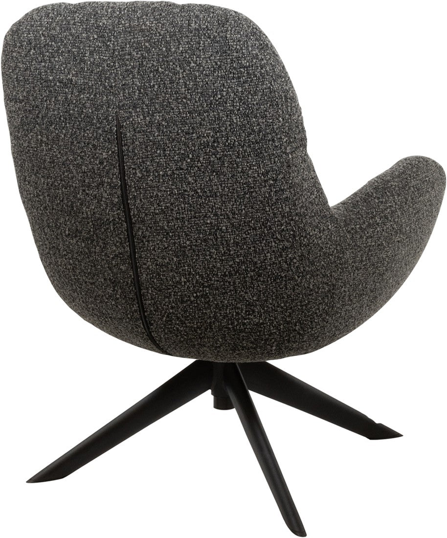 Elvis draaifauteuil 360 - Monet - Antraciet