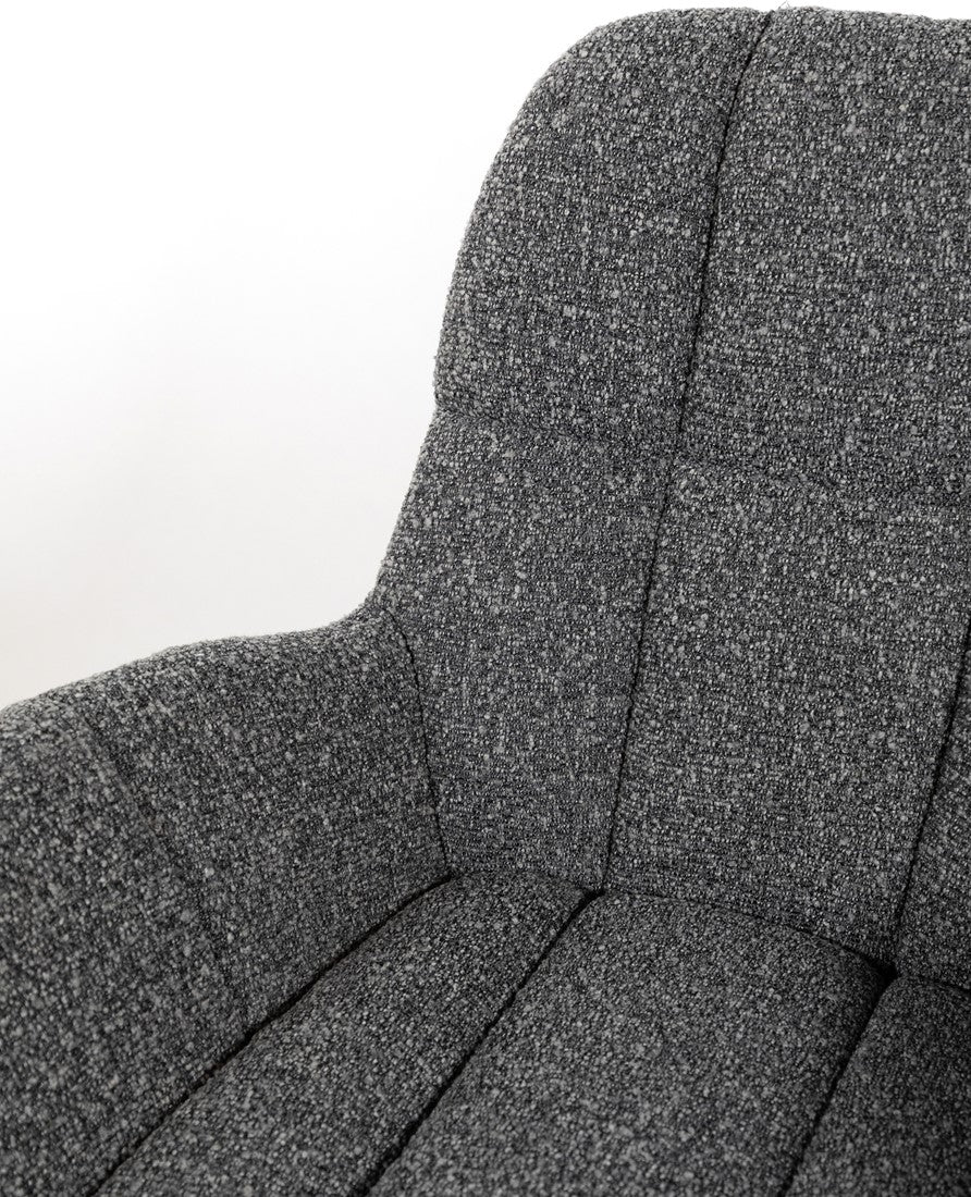 Elvis draaifauteuil 360 - Monet - Antraciet