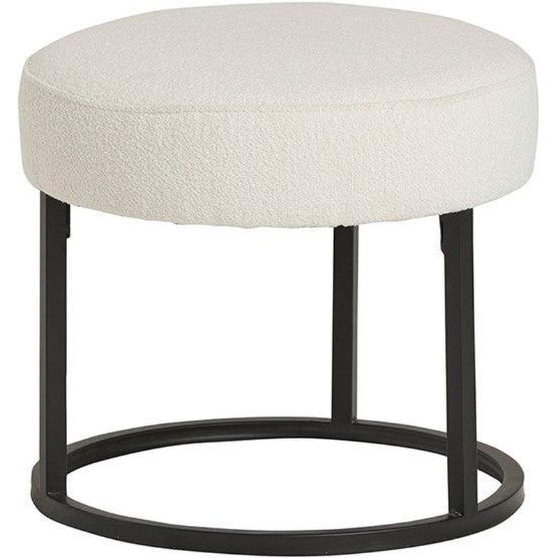 Escabel hocker - Ø45 - Alpine - Ivory