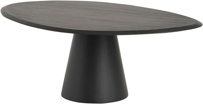 Salontafel 120, geometrisch, Black
