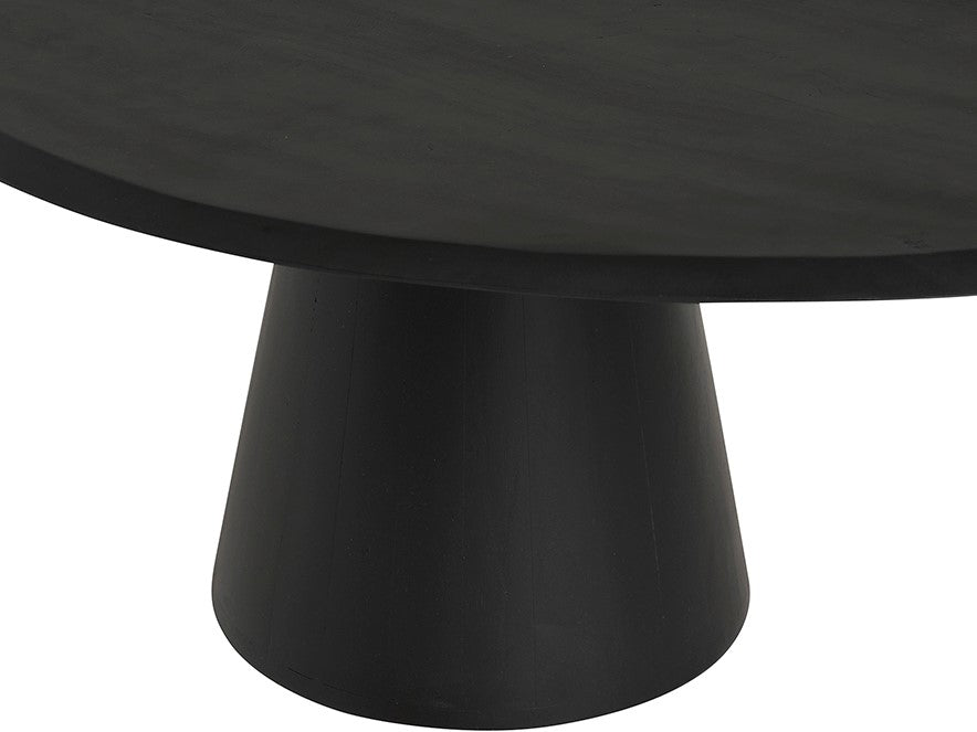 Salontafel 120, geometrisch, Black