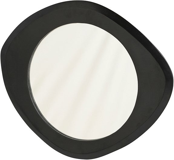 Spiegel 70, geometrisch, Black