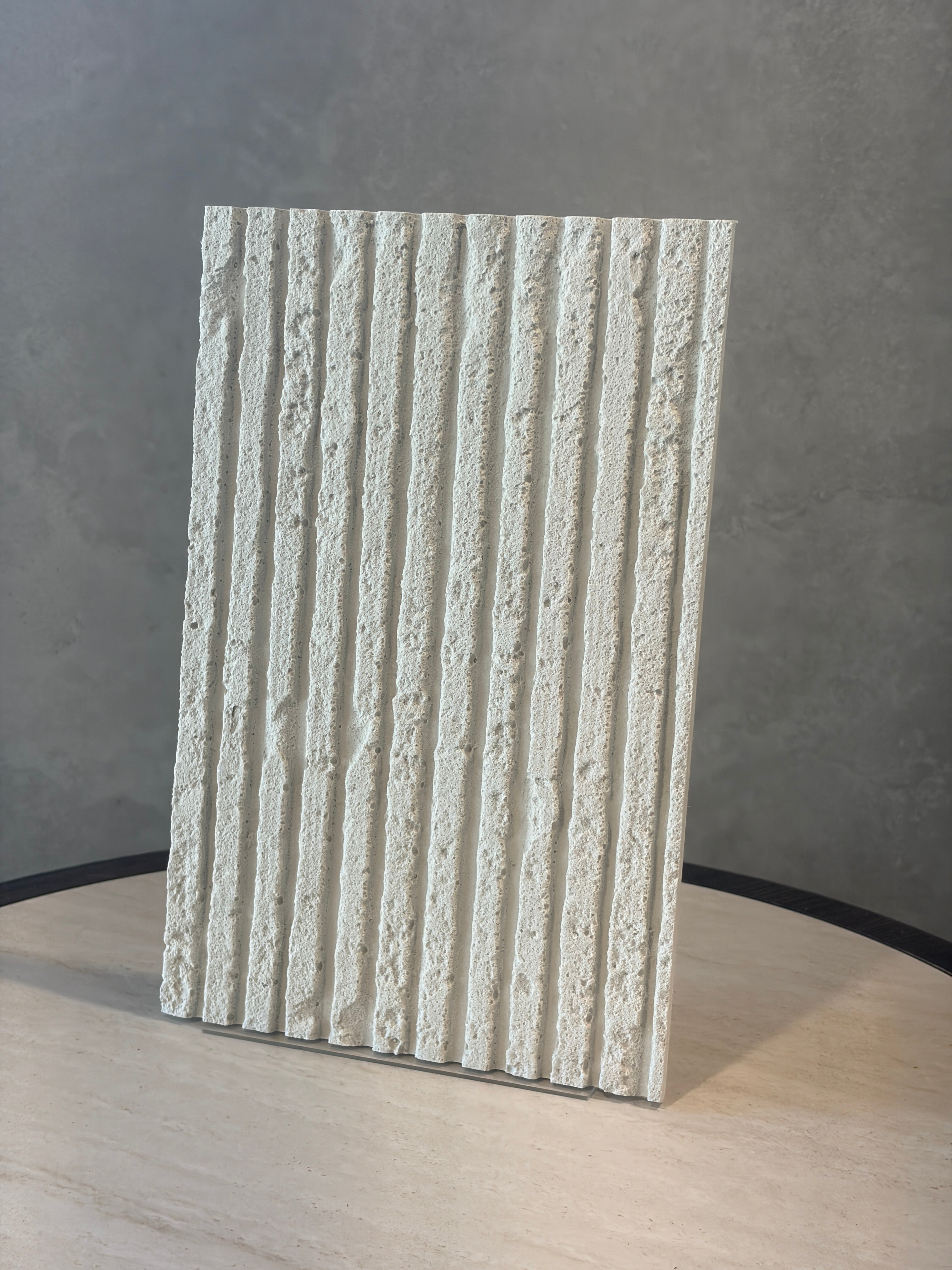 Natuurlijk paneel - Square Line Stone 280 x 60 cm