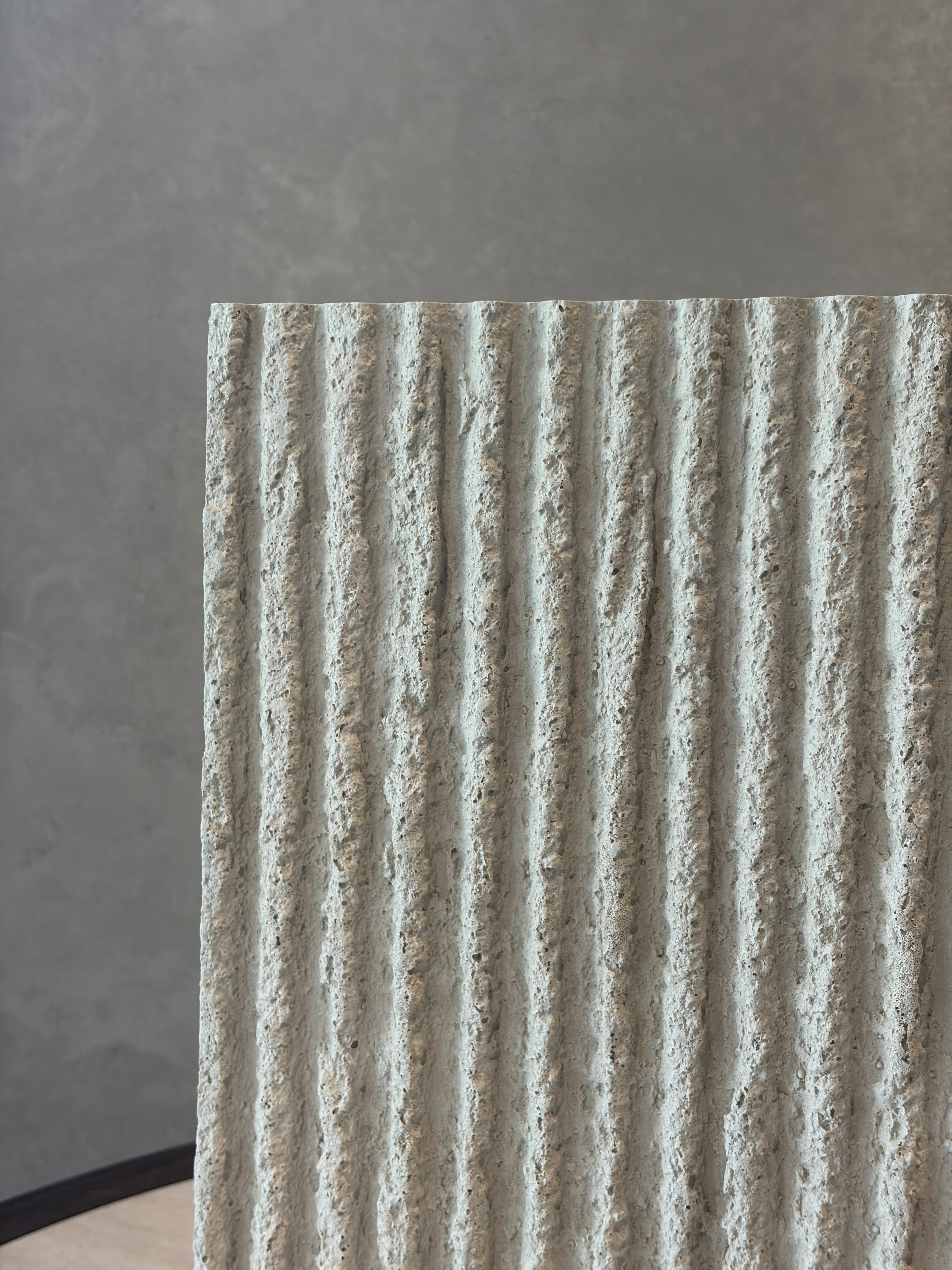 Natuurlijk paneel - Round Line Stone 280 x 60 cm