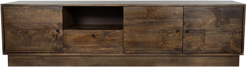TV dressoir 190 cm in Mango Brown Walnut