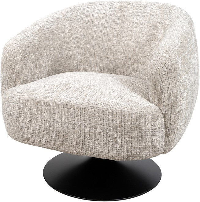 Louis draaifauteuil - Taupe