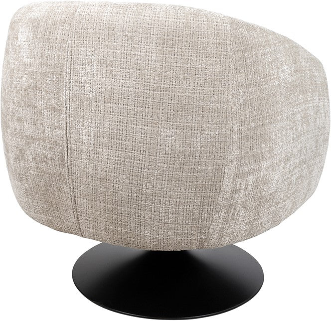 Louis draaifauteuil - Taupe