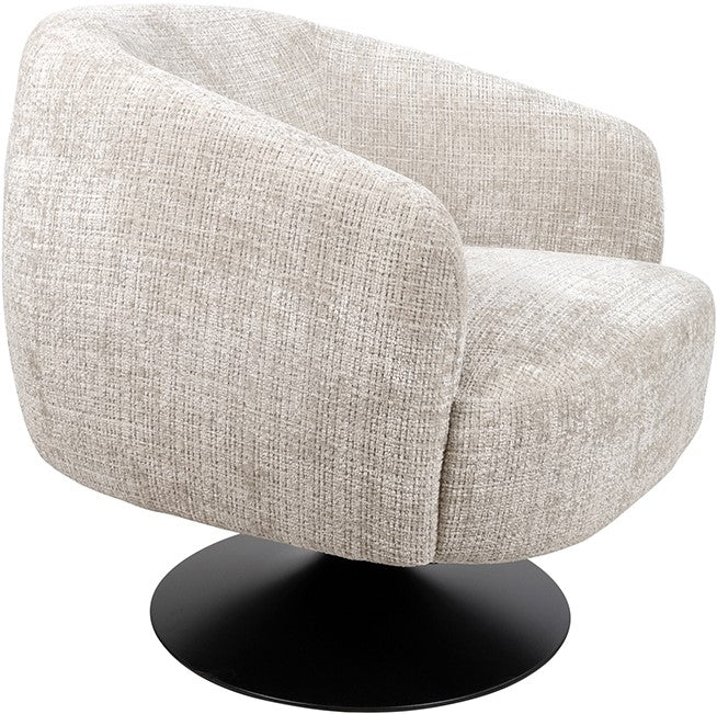 Louis draaifauteuil - Taupe