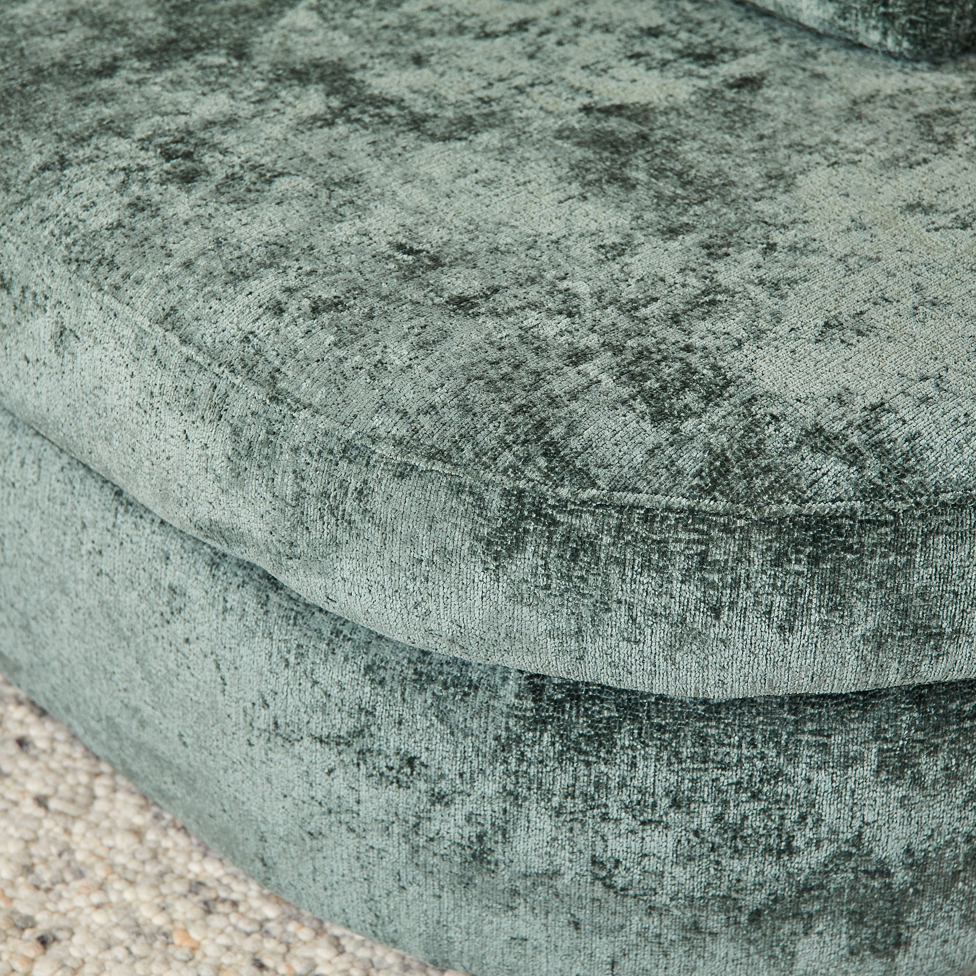 Alma | 2,5 zits + Divan Rechts | Green