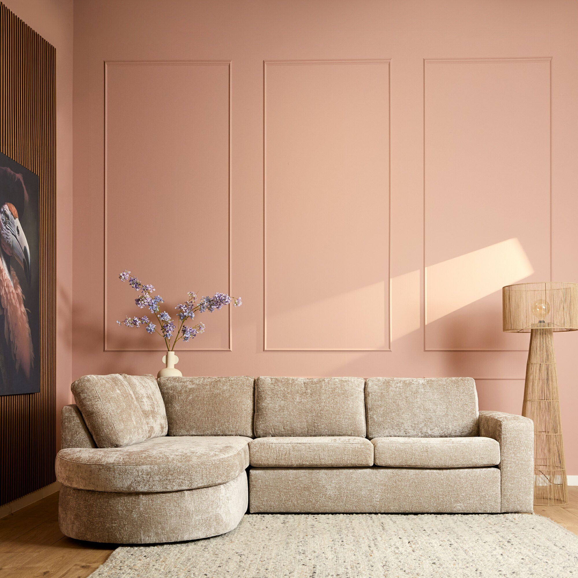 Alma | Divan Links + 2,5 zits | Beige
