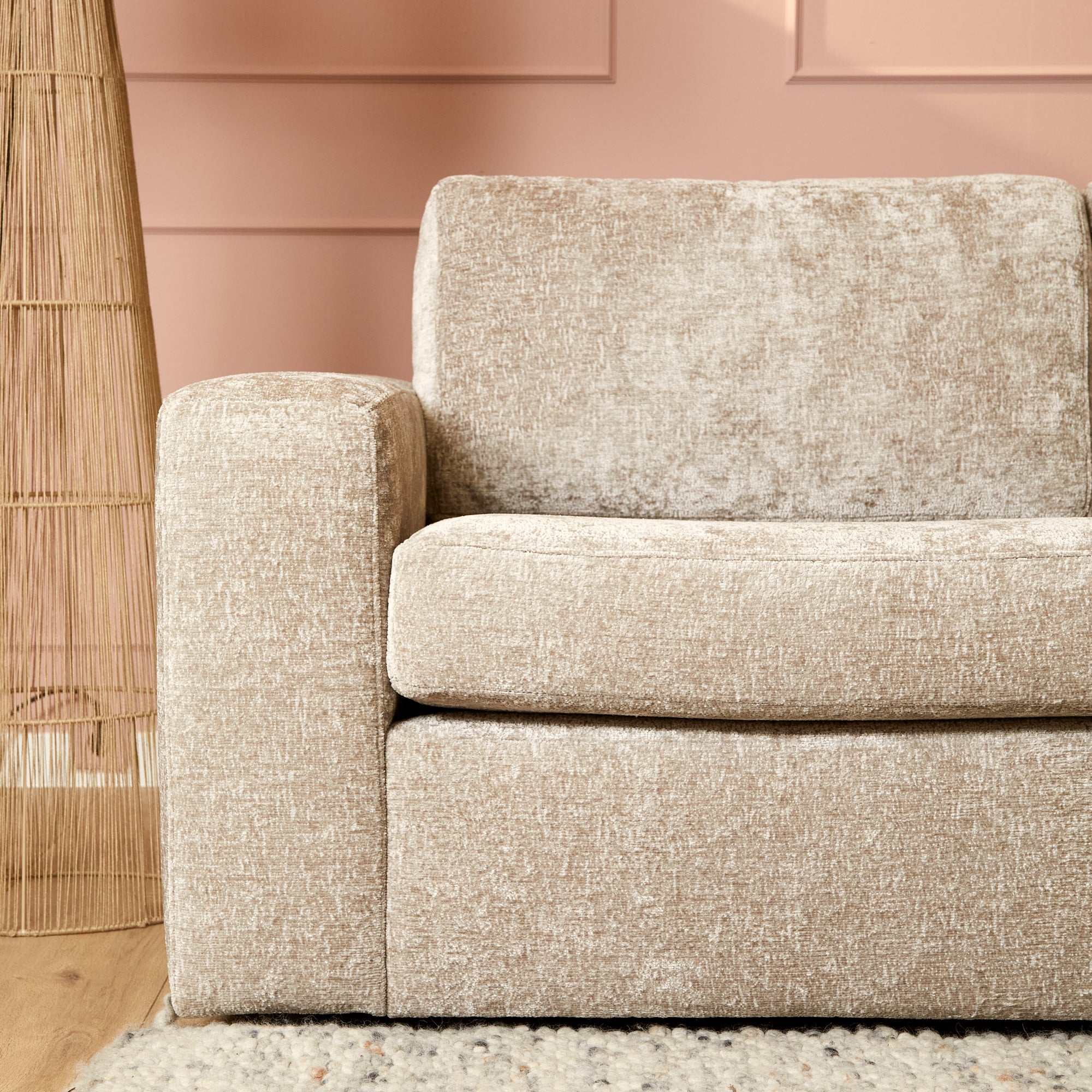 Alma | 2,5 zits + Divan Rechts | Beige