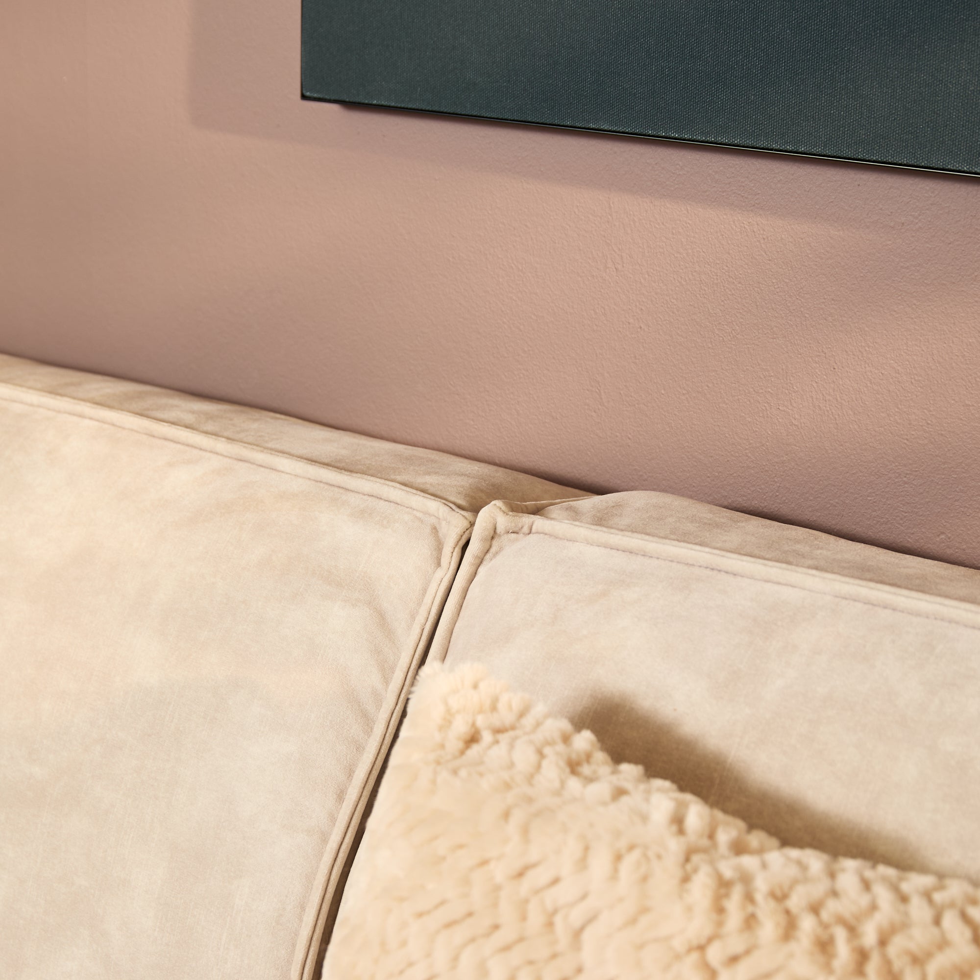 Floris | Divan Links + 2,5 zits | Velvet Beige