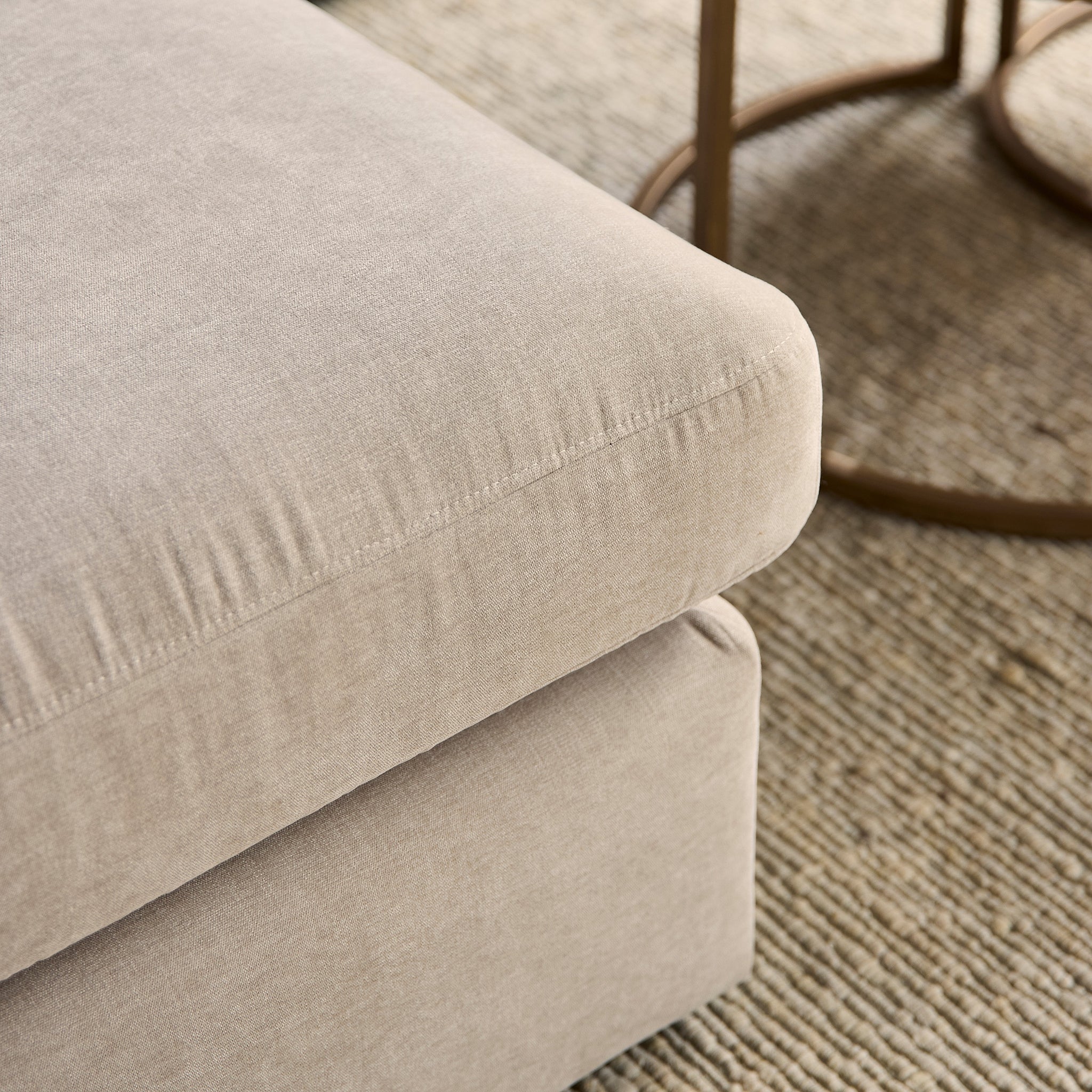 Jesse | Ottomane Links + 2,5 zits | Beige