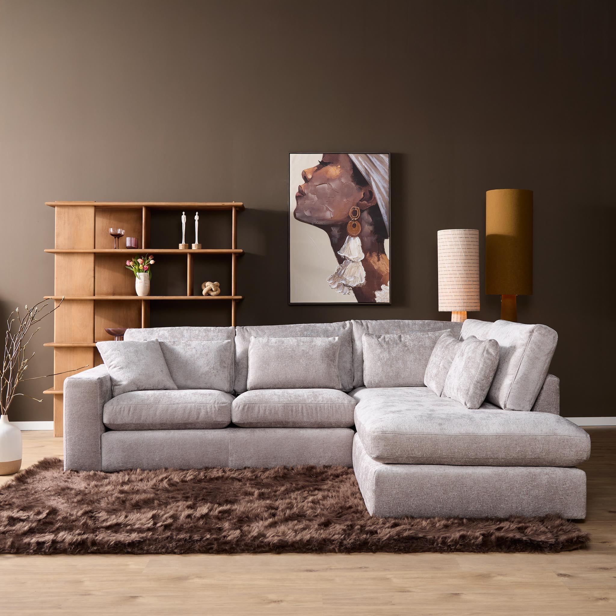 Jesse | 2,5 zits + Divan Rechts | Beige