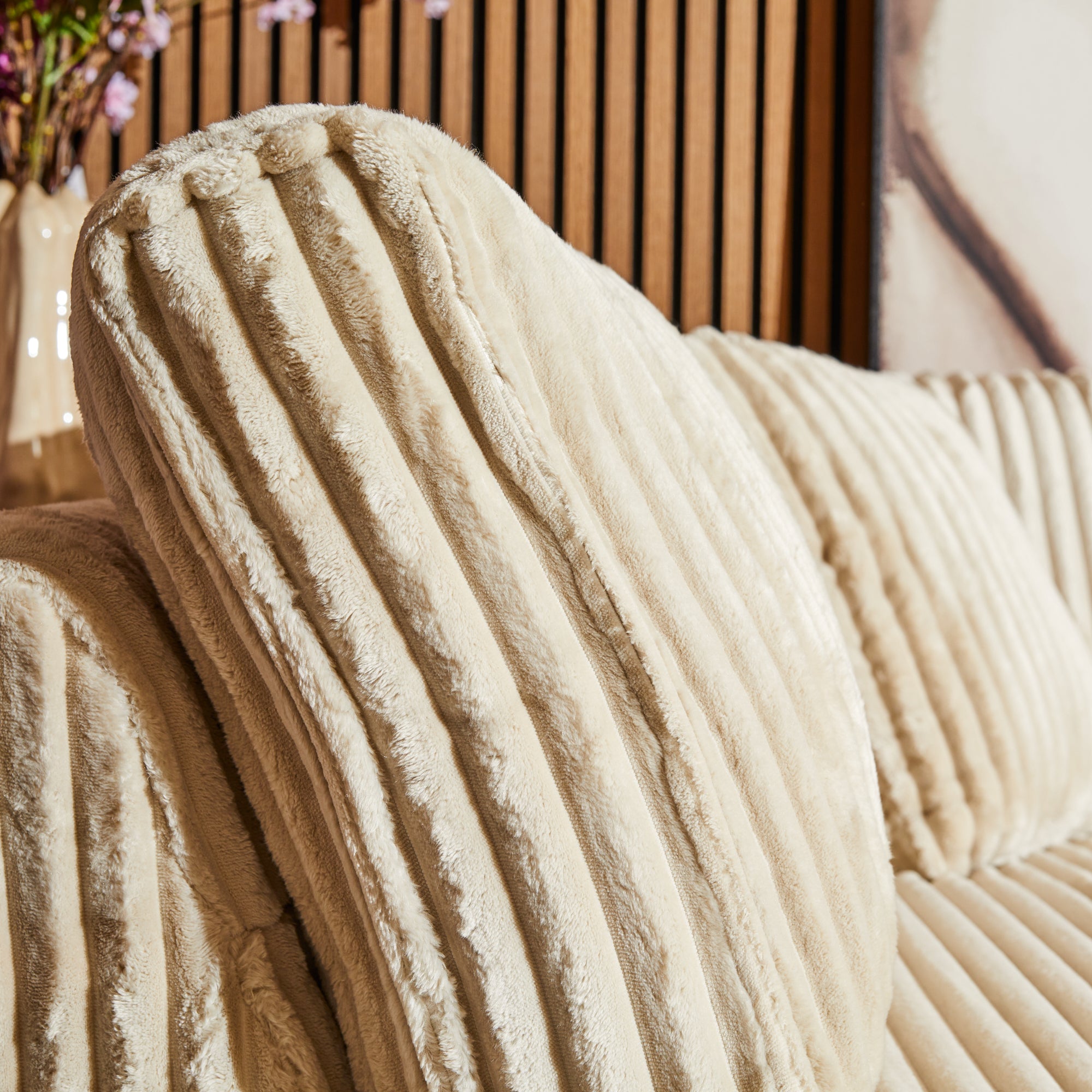 Teddy | Divan Links + 2,5 zits | Beige