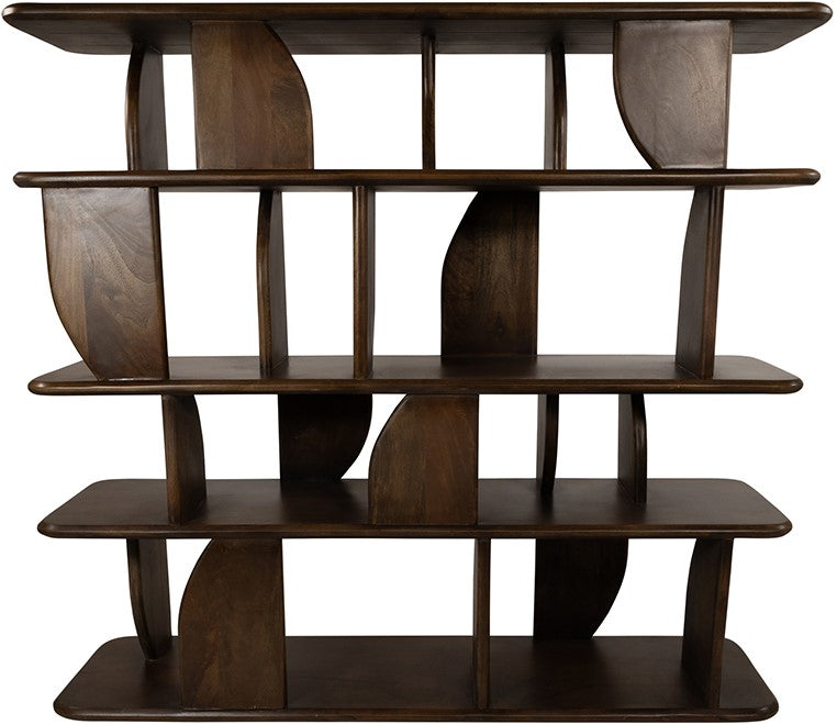 Oregano boekenkast 140, Mango Brown Walnut