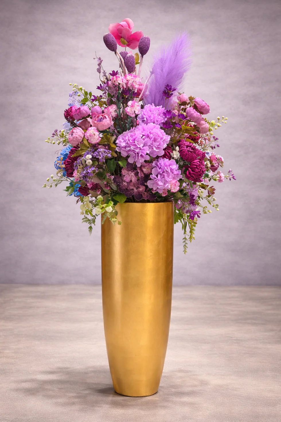 Gold Mix flower Purple