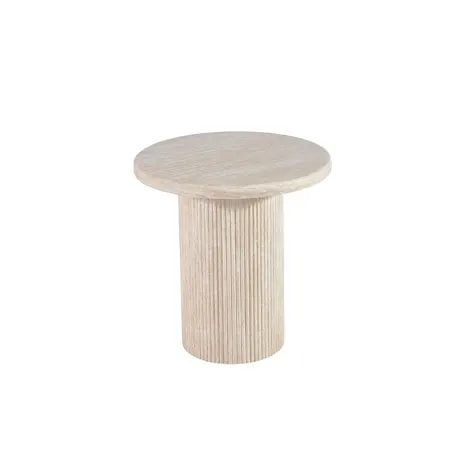 Paterno bijzettafel Travertine