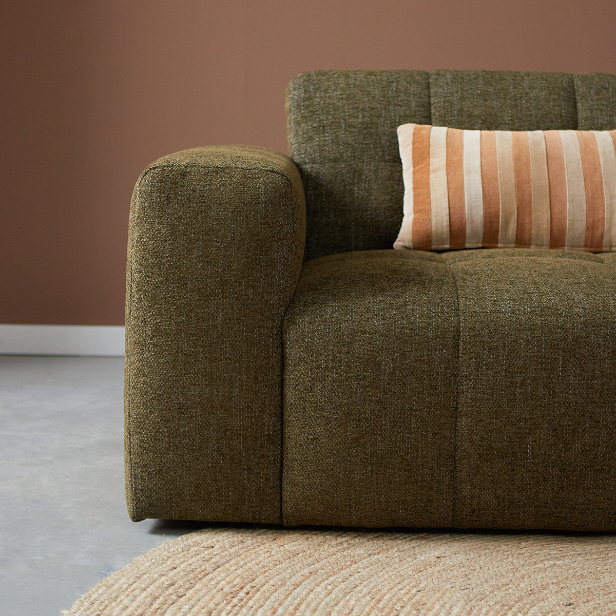 Loungebank Wave in groen