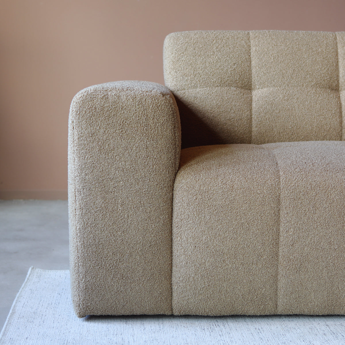 Loungebank Wave in Teddy