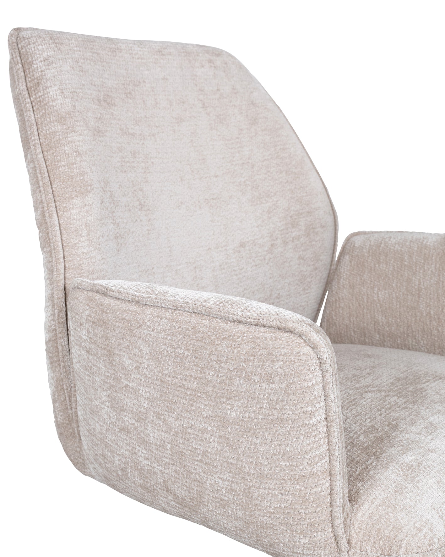 Riva eetkamerstoel draaipoot - Vibe beige, set van 2