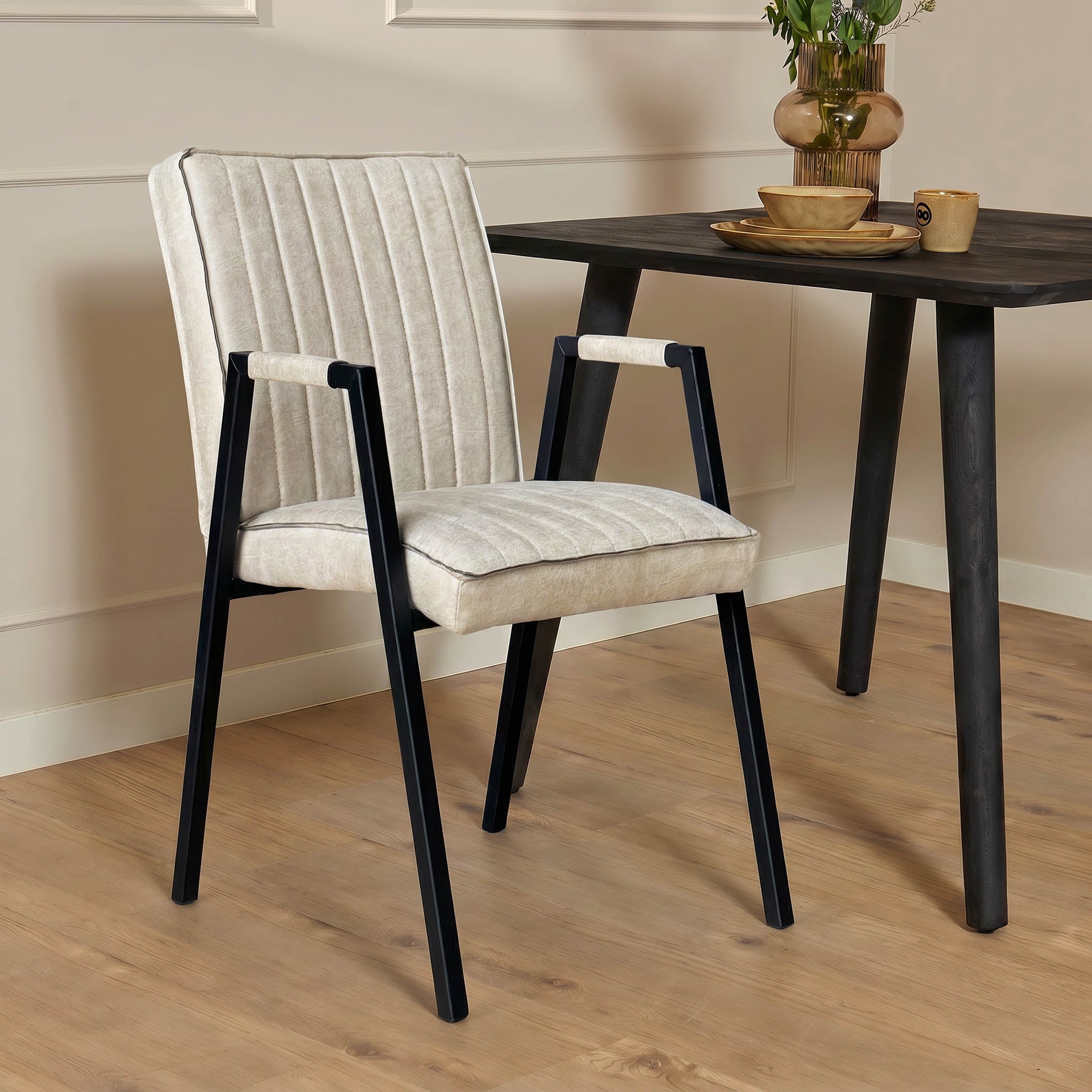 Eetkamerstoel Tivoli Bull | Beige