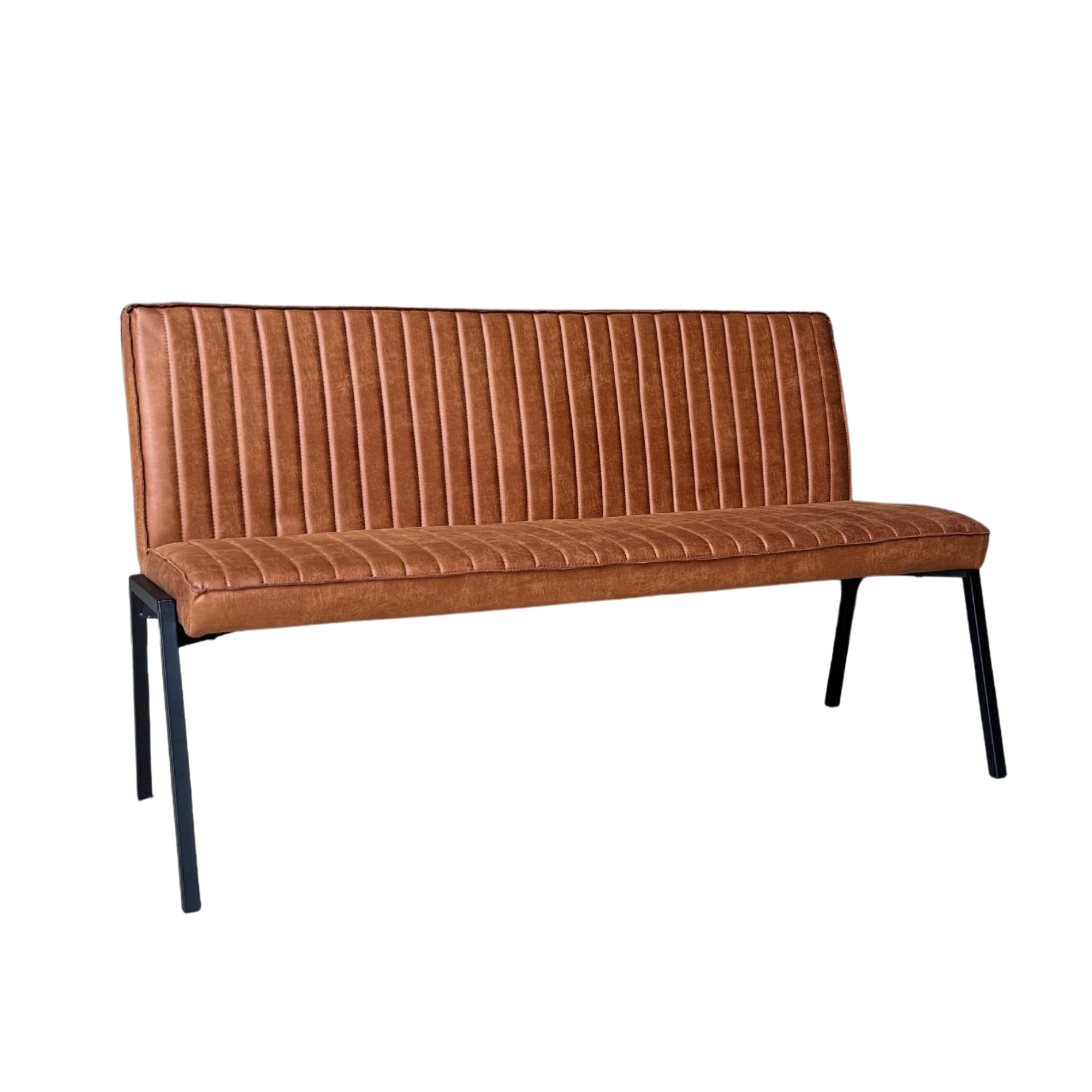 Eetkamerbank Tivoli Bull | 155 cm | Cognac