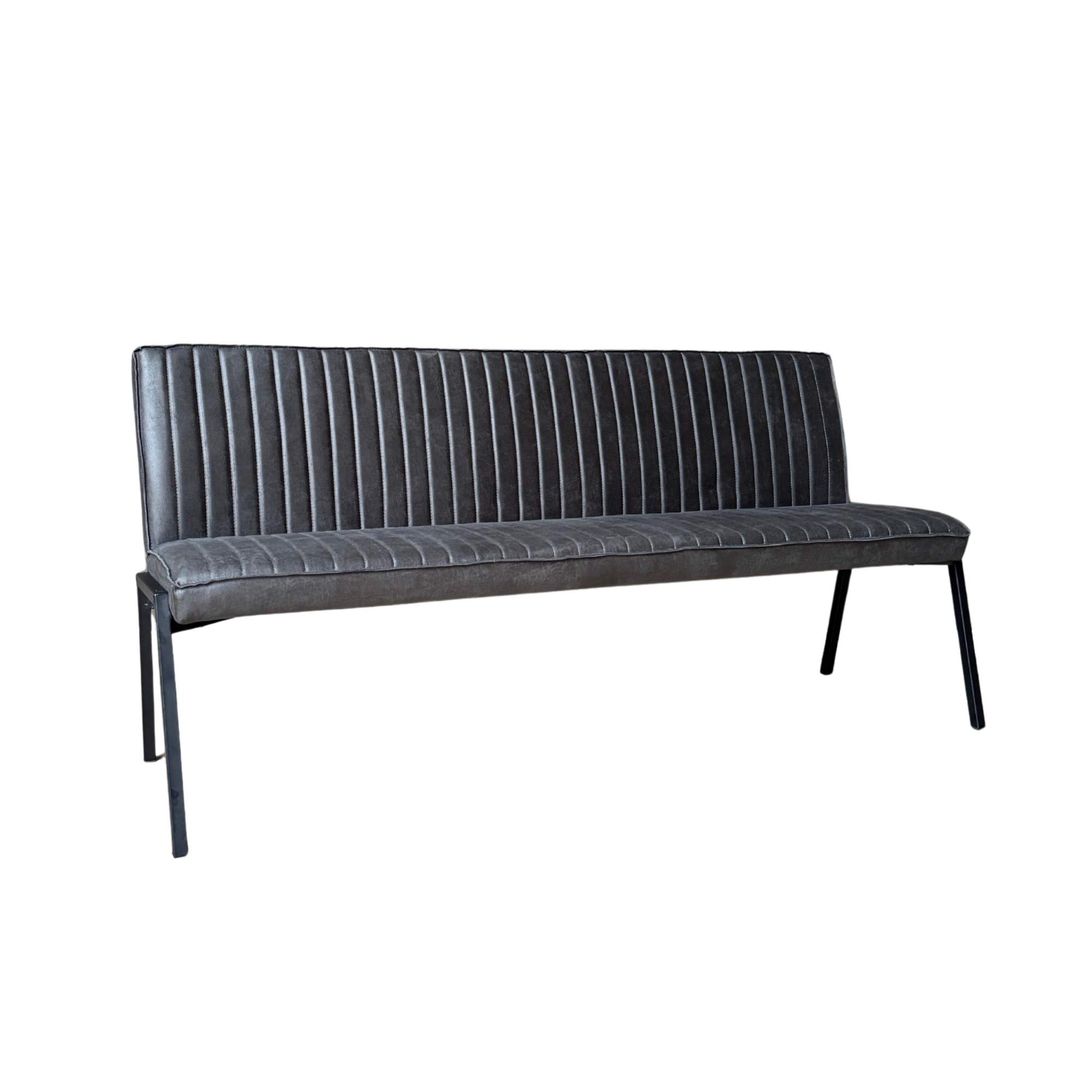 Eetkamerbank Tivoli Bull | 185 cm | Antraciet