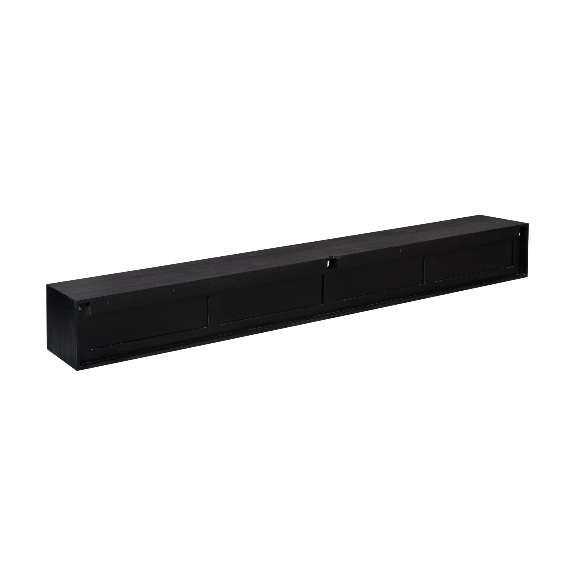 Zwevend tv meubel Ambiance zwart | 240 cm