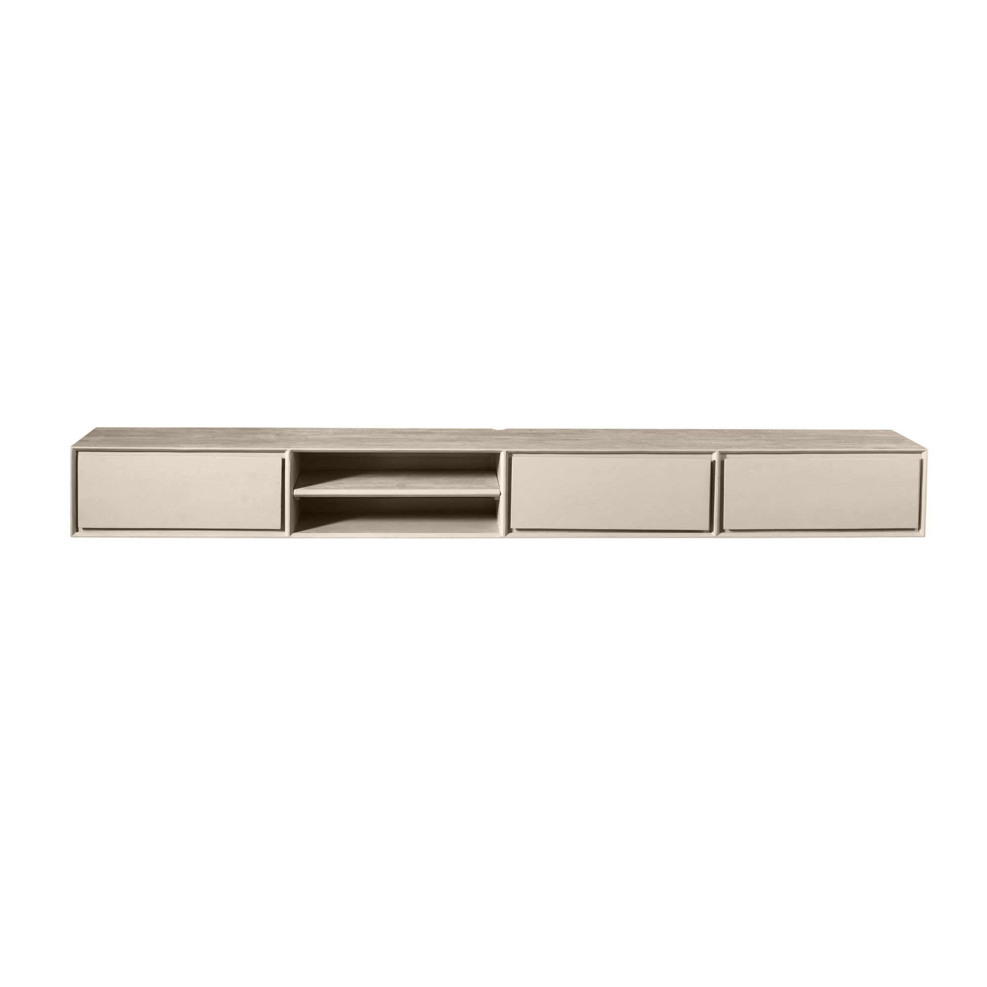 Zwevend tv meubel Ambiance Sand | 280 cm