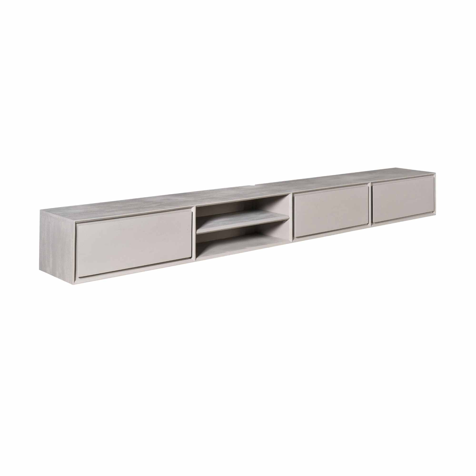 Zwevend tv meubel Ambiance Taupe | 240 cm